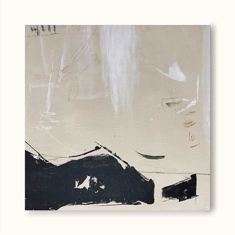 Large contemporary minimalist art acrylic painting minimalist abstract minimalist art for living room