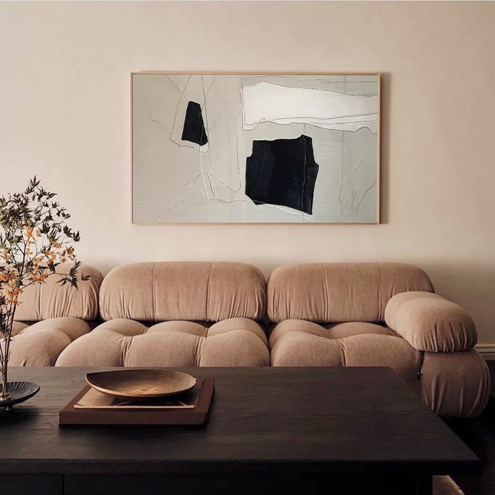 Minimalist Geometric Artwork For Interior Design photo